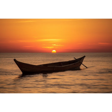 Tableau Bateau Coucher De Soleil
